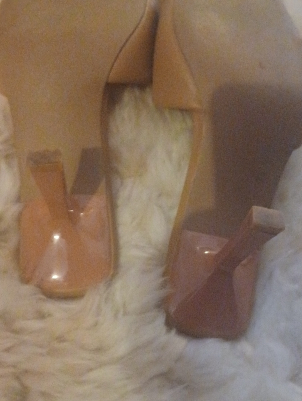 Steve Madden Nude Real Leather Pillow Padded Kitten Heel Mules Sz.9 - Picture 6 of 6